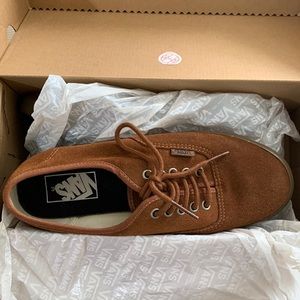 Faux Suede Low Top Vans